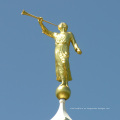 Estatua de moroni del ángel mormón de la venta caliente del bronce